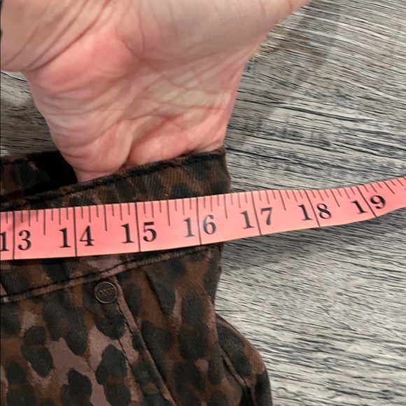 NWT OneTeaspoon Bronze Leopard Shabbies Drawstring Jeans - Picture 14 of 14